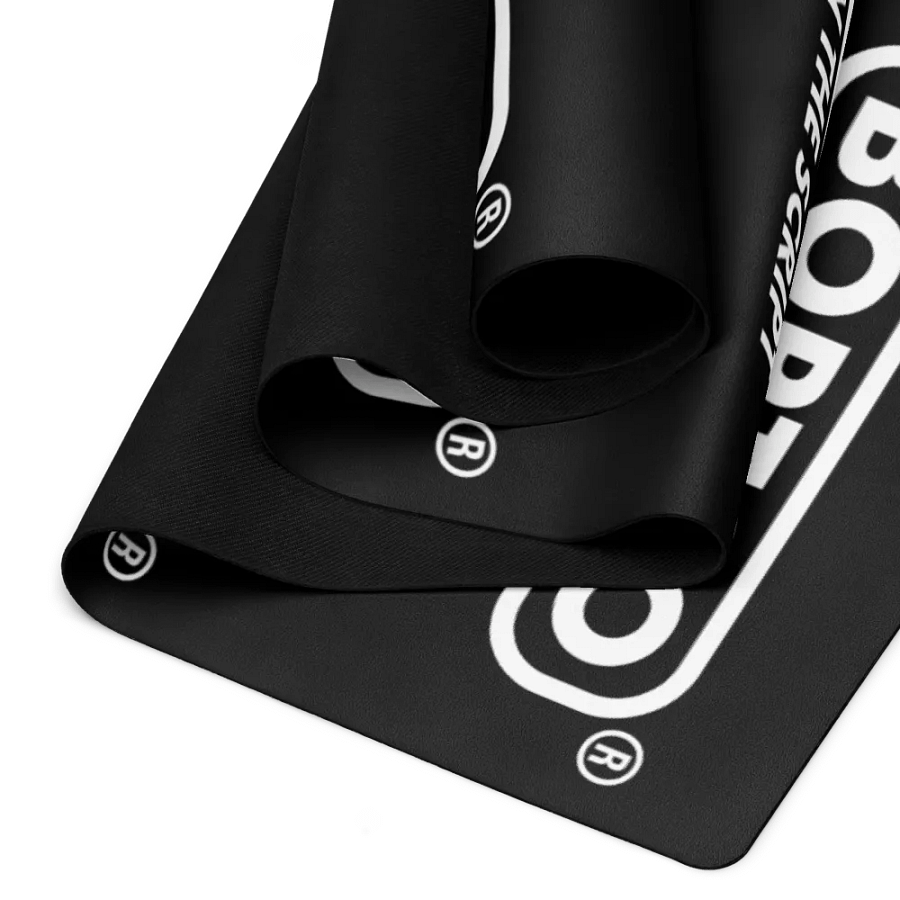 Bortco Yoga Mat Black Repeat product image (2)