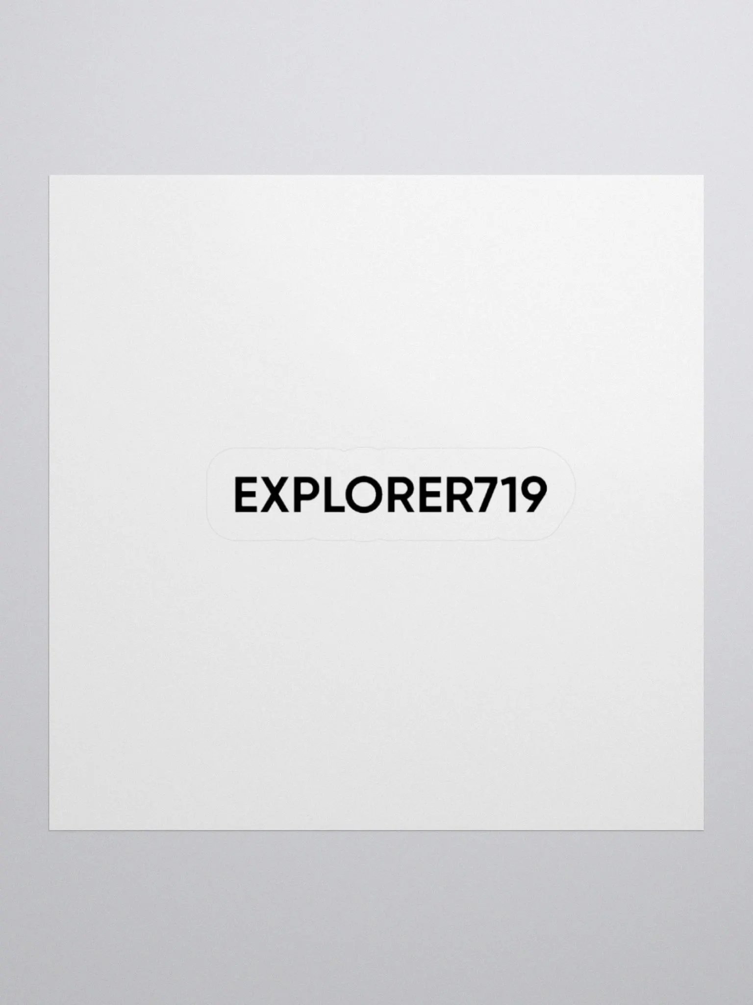 Explorer719 Logo Sticker product image (1)