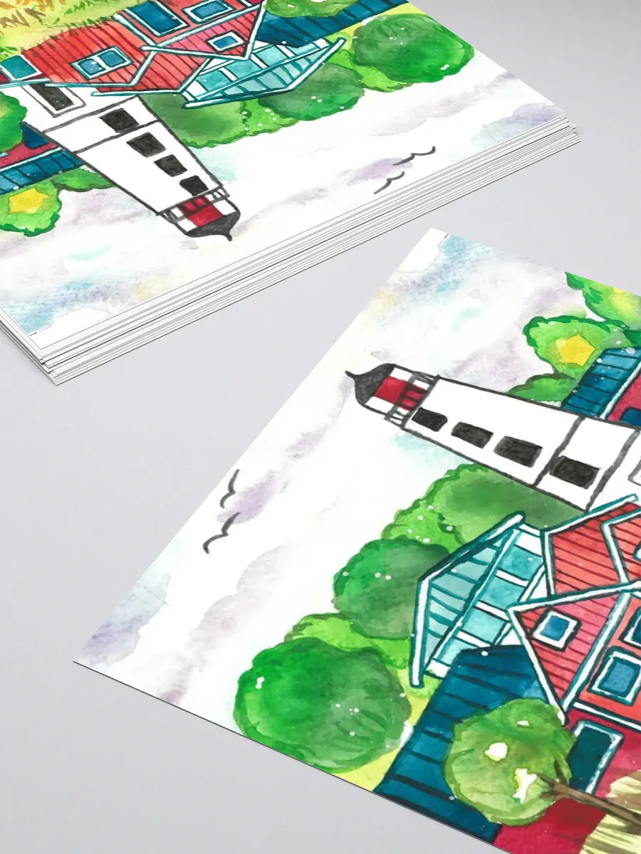 Fishing Village Sticker product image (4)