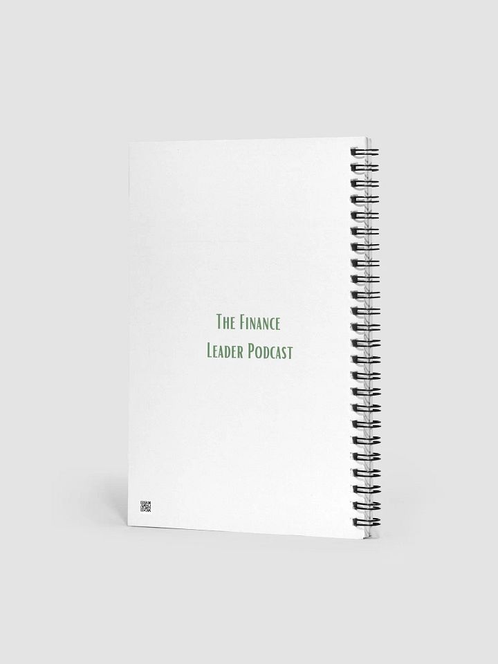 Finance Leadership Notebook product image (2)