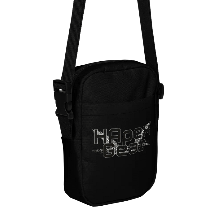Utility Crossbody Bag - Black - Black HApex Gear White Logo product image (1)