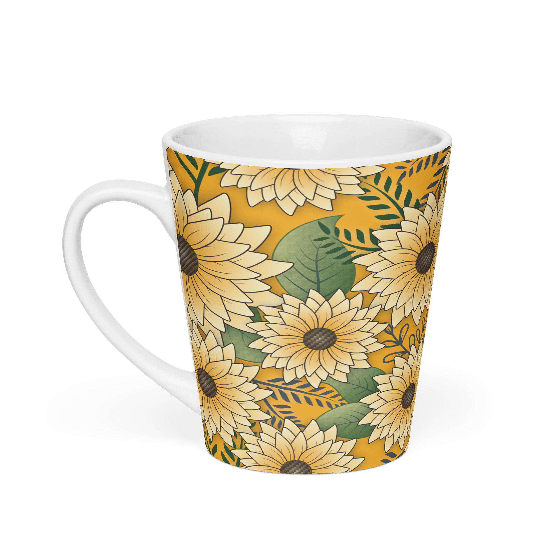 Sunflower Serenade Latte Mug product image (1)