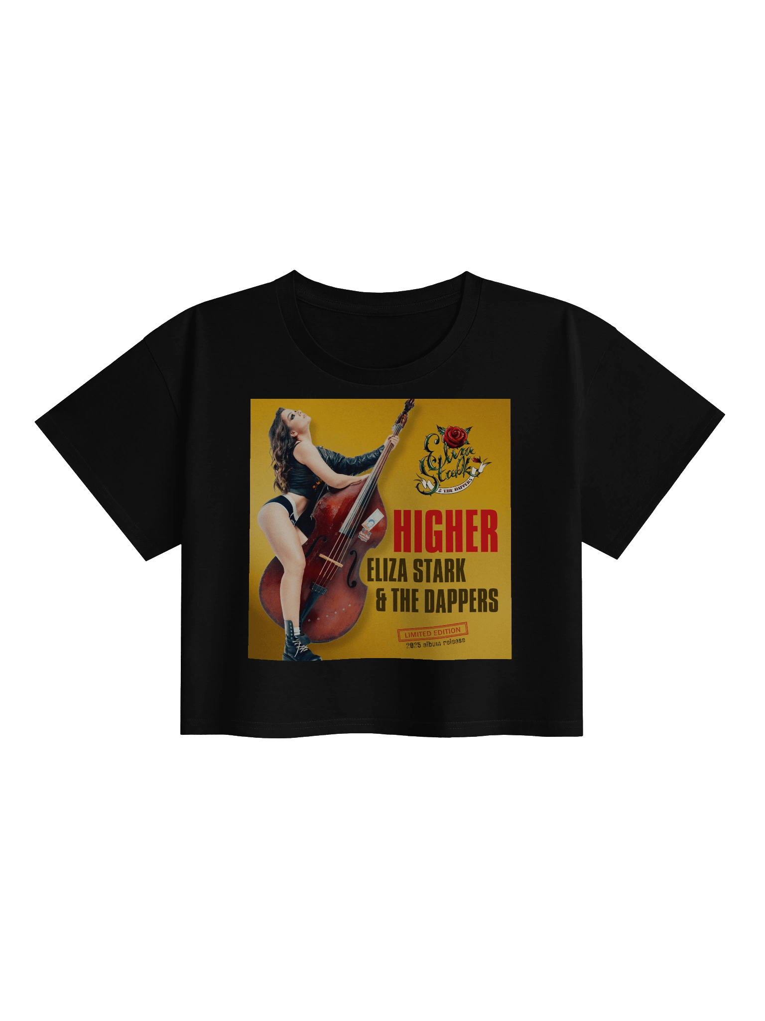 Higher Cropped Tee - Black product image (1)