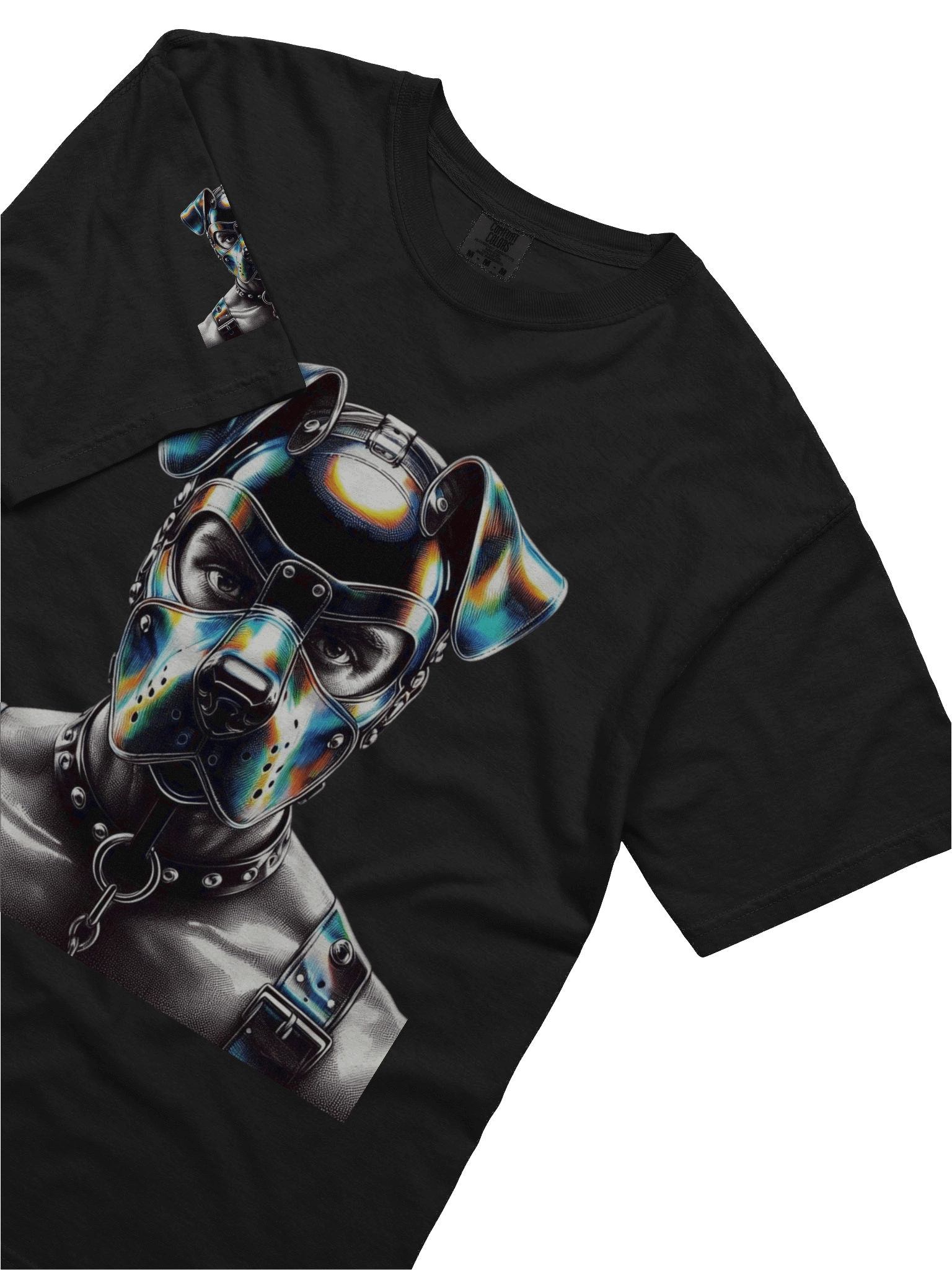 Limited Time Offer Lucky DIP bonus! Pup Play - CyberPop Pup Gay Leather Bar NYC Pride Graphic Design T-Shirt product image (37)