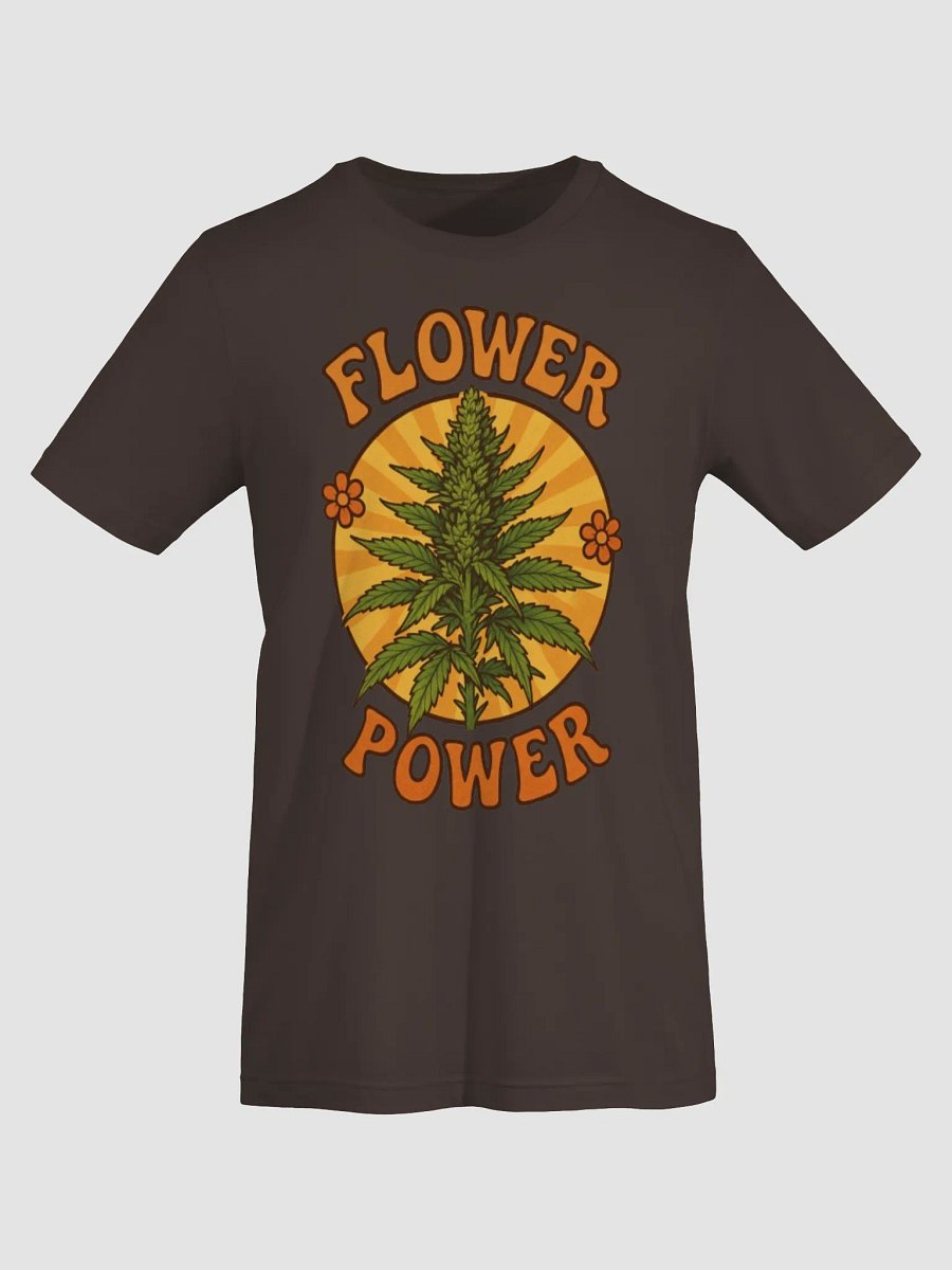 Retro Cannabis Flower Power T-Shirt product image (68)