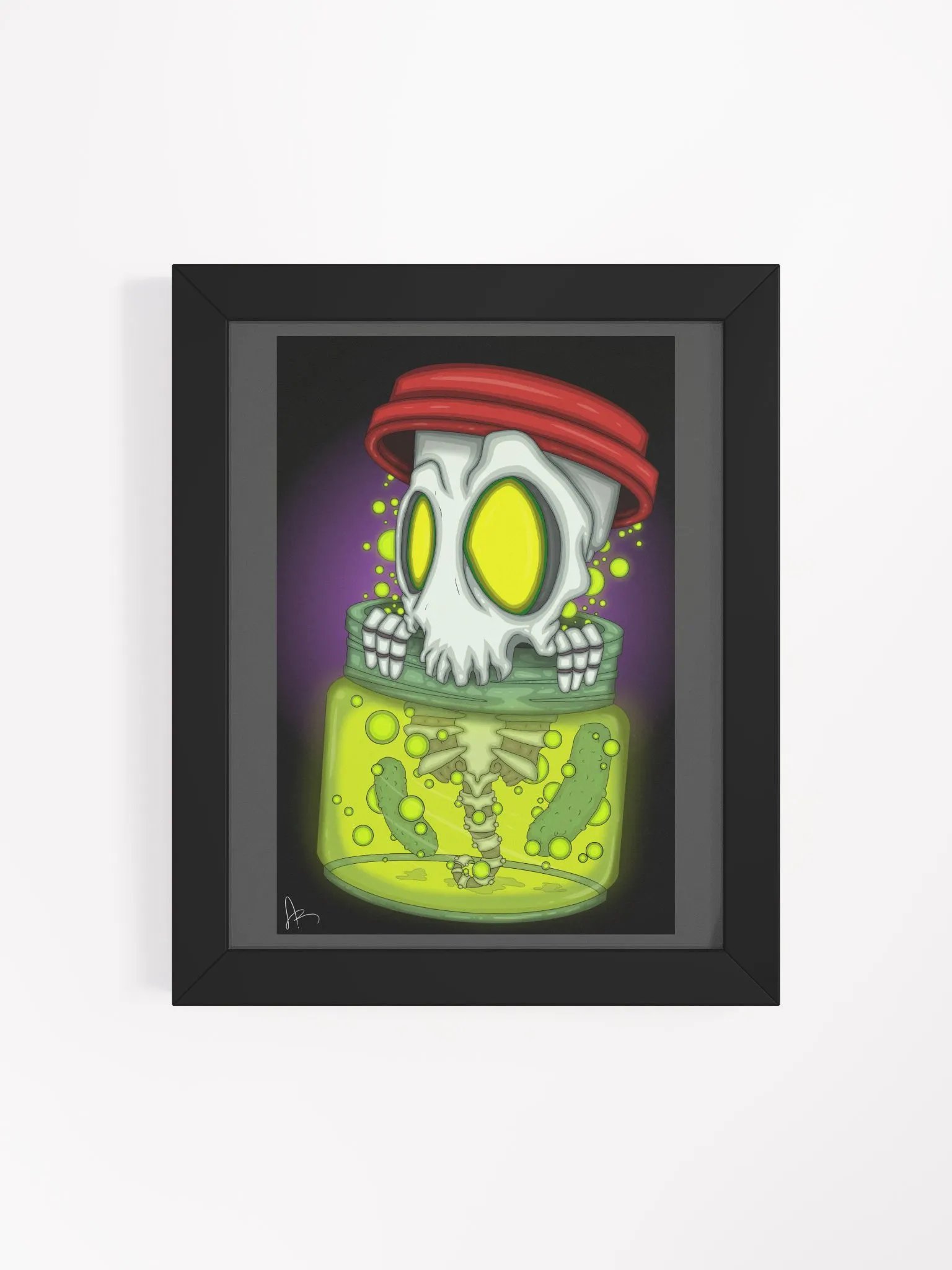 FRAMED - Pickle Skull product image (4)