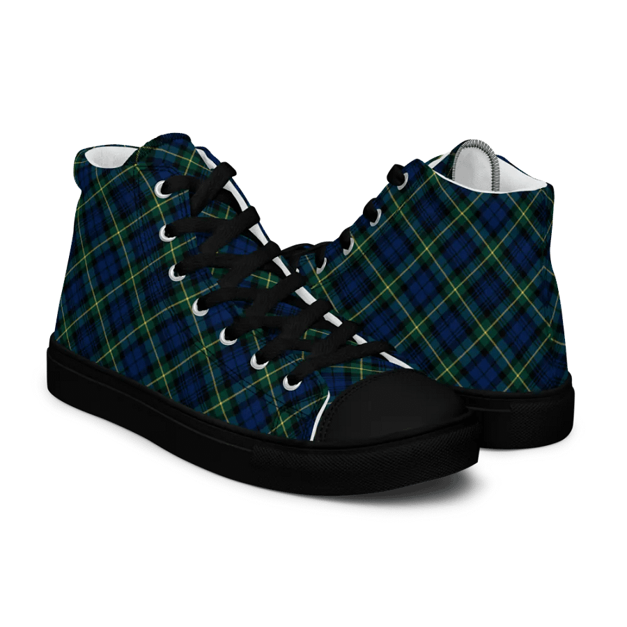 Gordon Tartan Men's High Top Shoes product image (7)