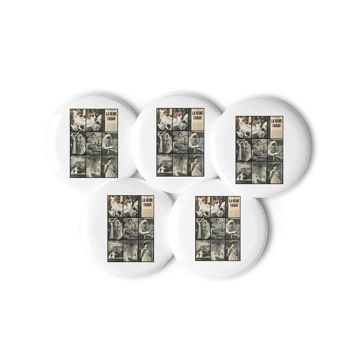 A ROYAL AFFAIR - SET OF PIN BUTTONS product image (2)