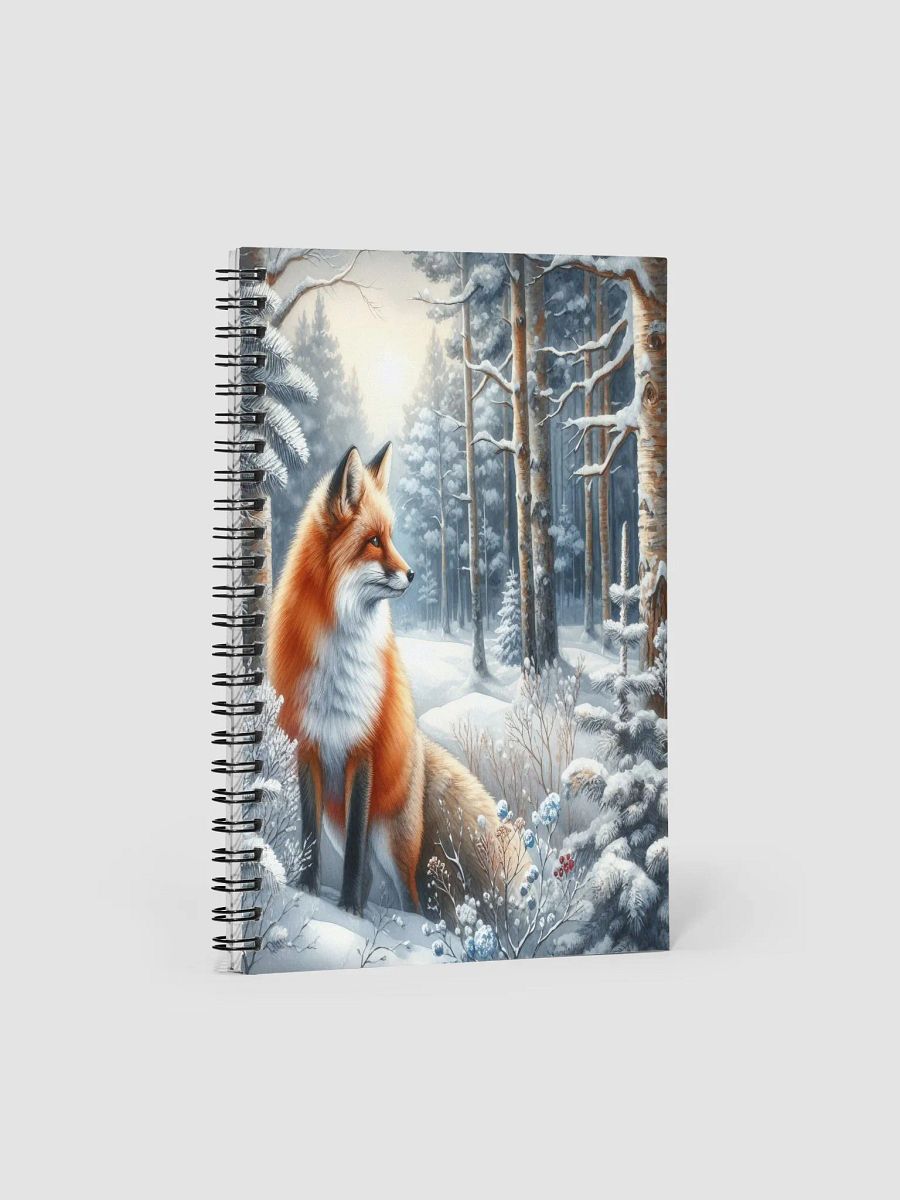 Winter Wonderland Fox-Spiral Notebook product image (1)