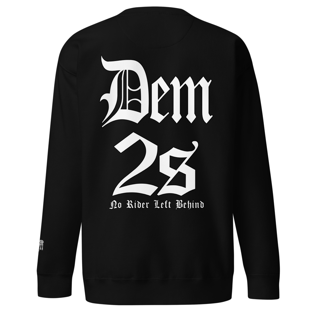 DEM 2s | GOTHIC CREWNECK | FRONT + ARM EMBROIDER product image (1)