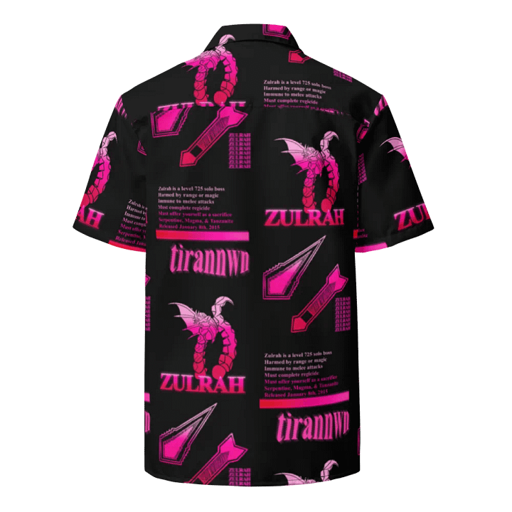 Valentines Zulrah Button Up (Black) product image (2)