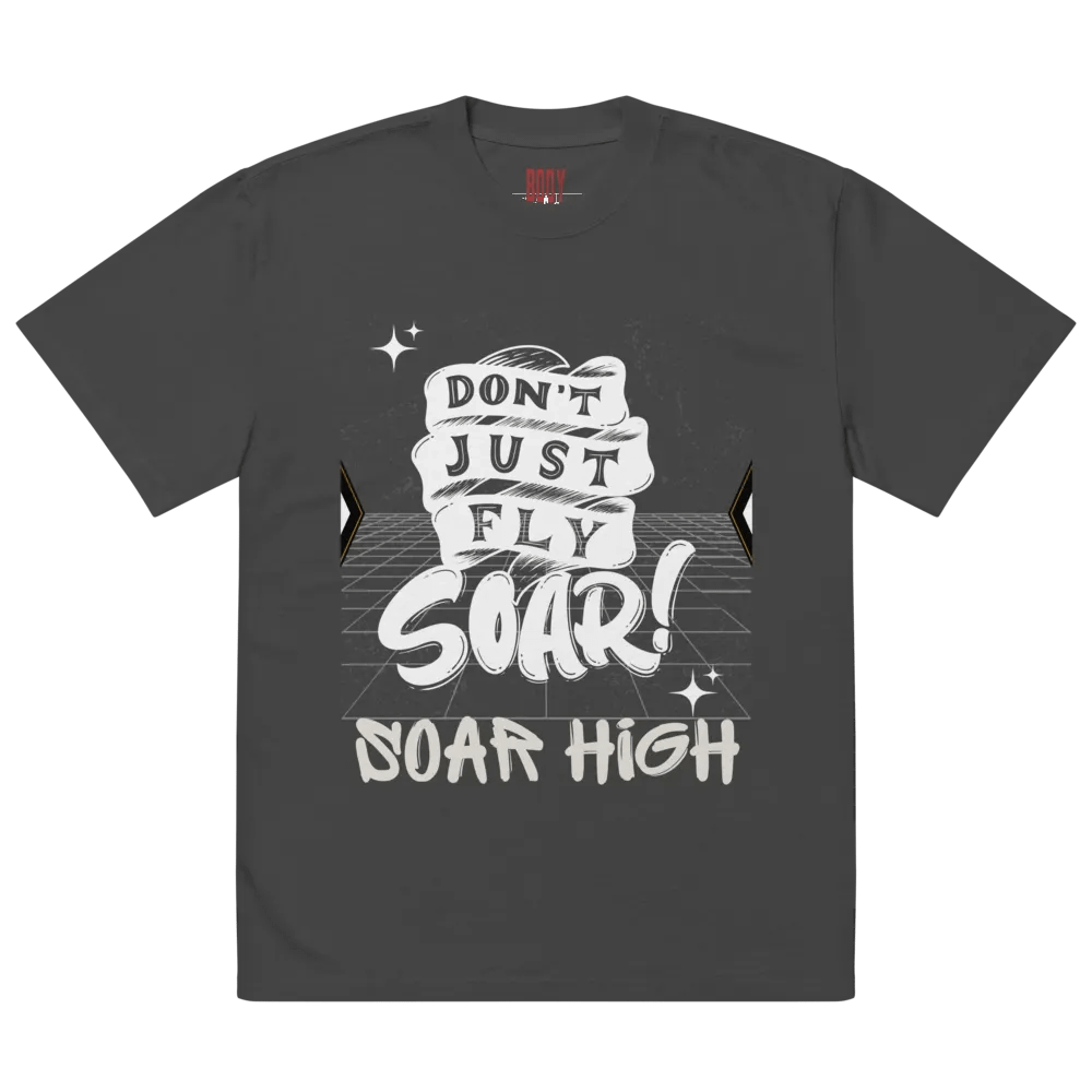 Don't just fly soar, soar high faded tee product image (3)