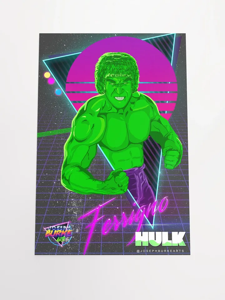 Lou Ferrigno Hulk 12x18 Fine Art Print product image (1)