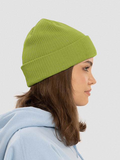 Photo showing Atlantis Organic Ribbed Beanie