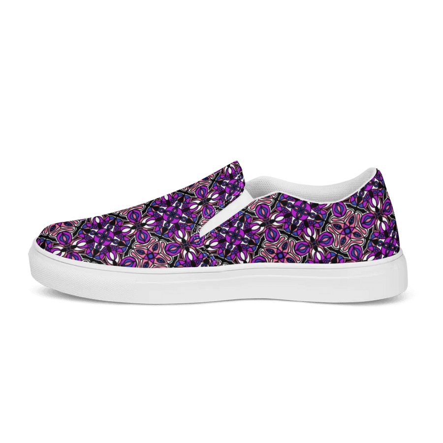 Mens Slip On Canvas - Gender Fluid Abstract product image (4)