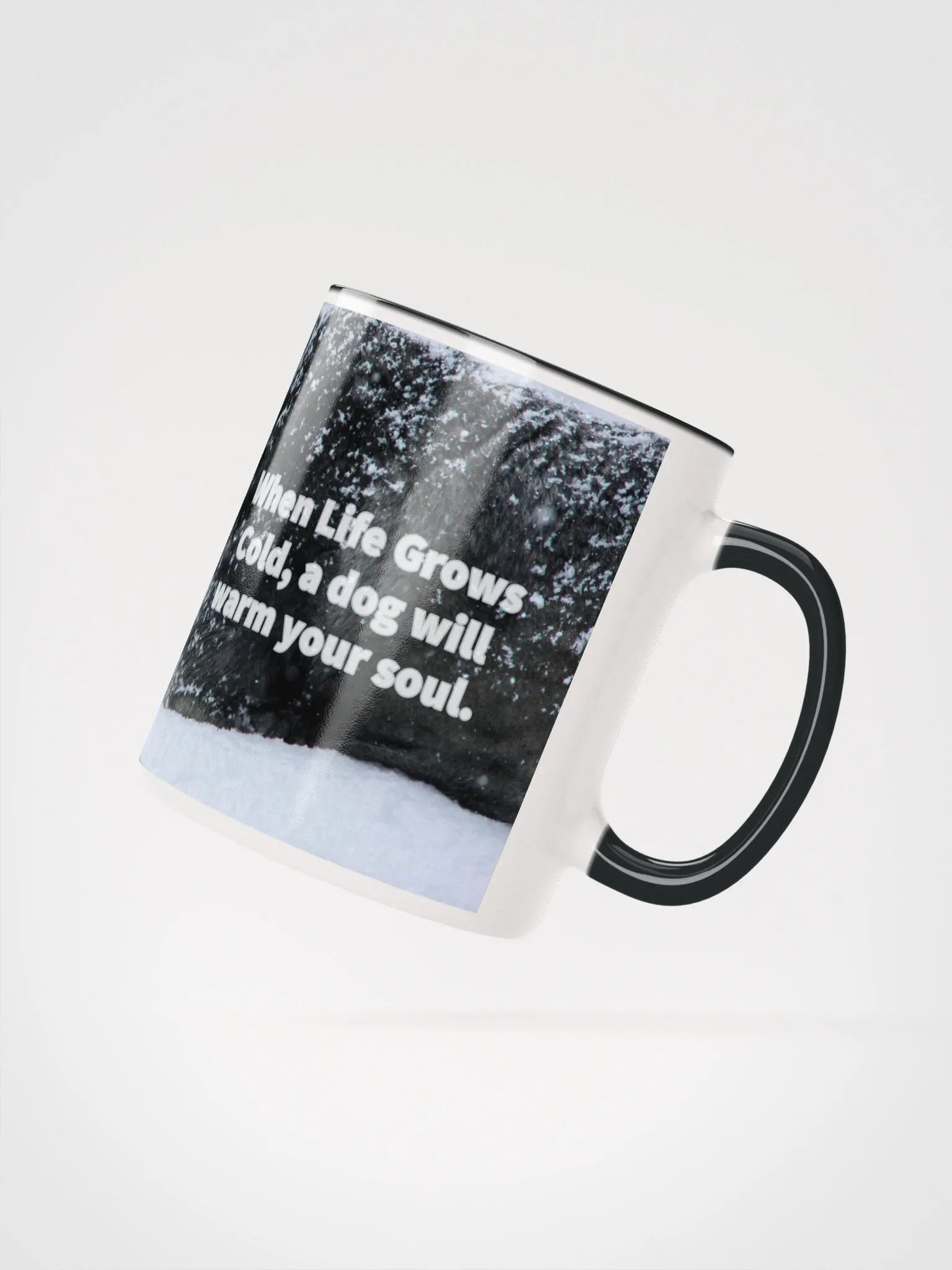 Mug Color in - Siberian Husky tastes the Snow product image (4)