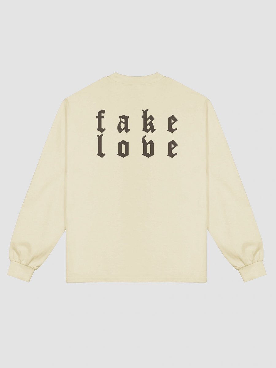 Fake Love Heavyweight Long Sleeve Shirt product image (4)