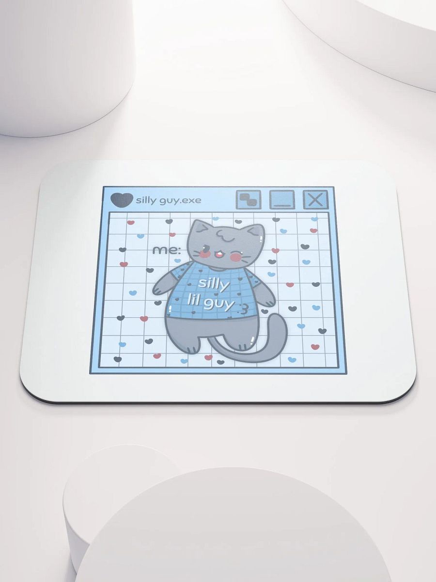 Silly Lil Guy Blue Mouse Mat product image (2)