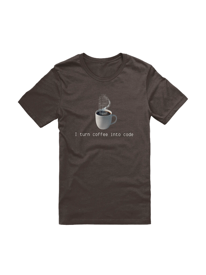 "I turn coffee into Code" T-Shirt product image (1)
