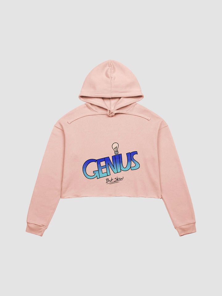 Crop-Top Hoodie - Genius But Slow product image (1)
