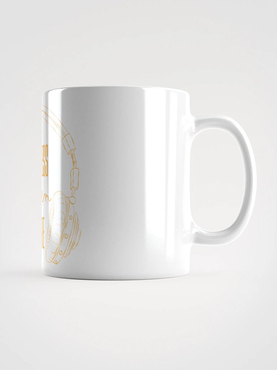 Talk Less Listen More White Glossy Mug product image (1)