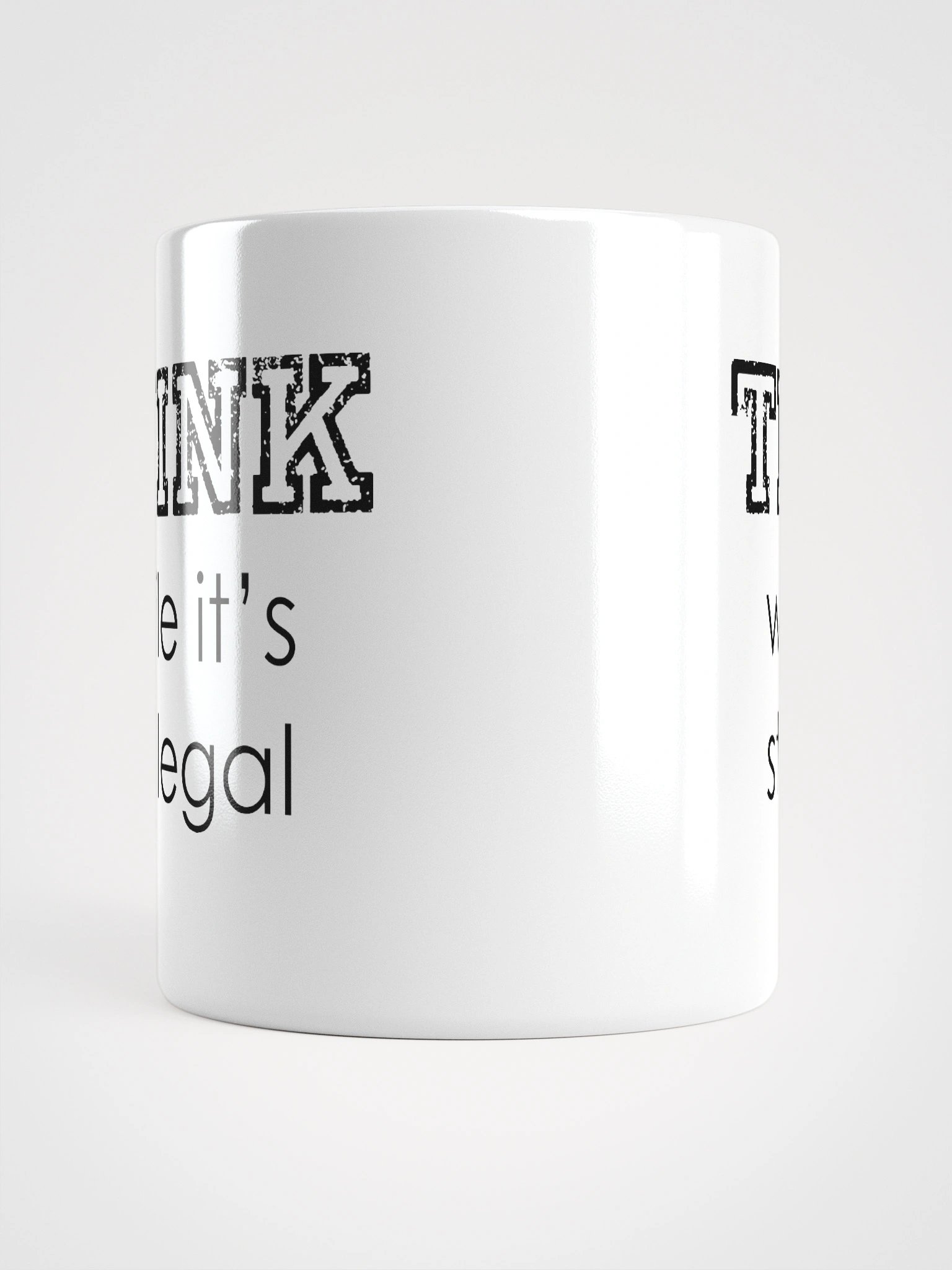 THINK glossy mug product image (17)