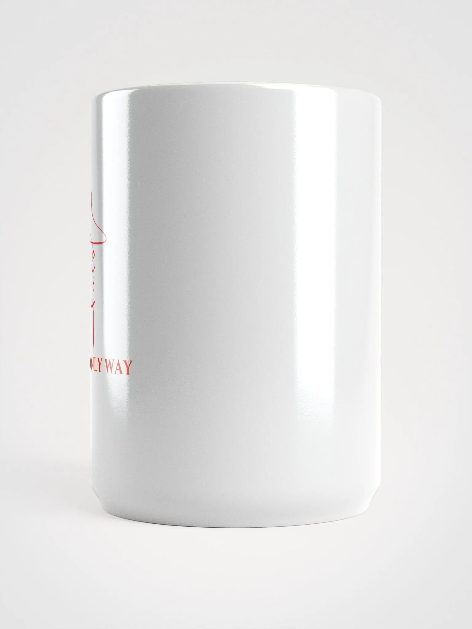Jesus The Only Way White Glossy Mug product image (5)