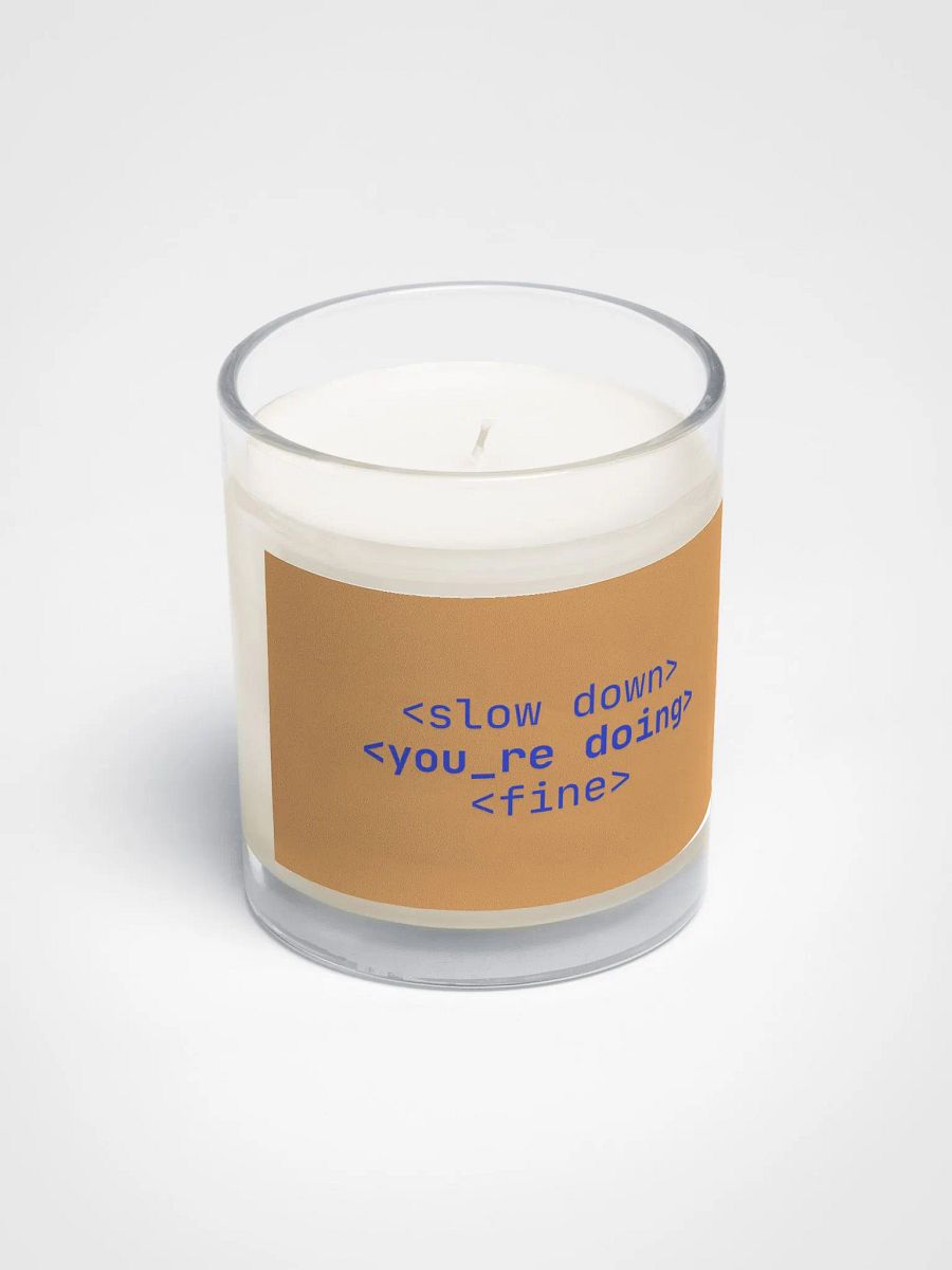 Coder's Serenity Glow - Soy Wax Candle product image (3)