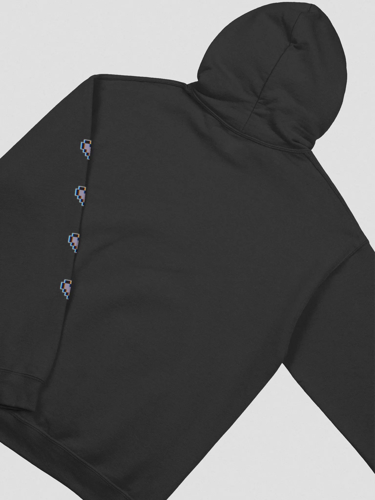 GLITCHED OUT - Hoodie with sleeve print product image (4)
