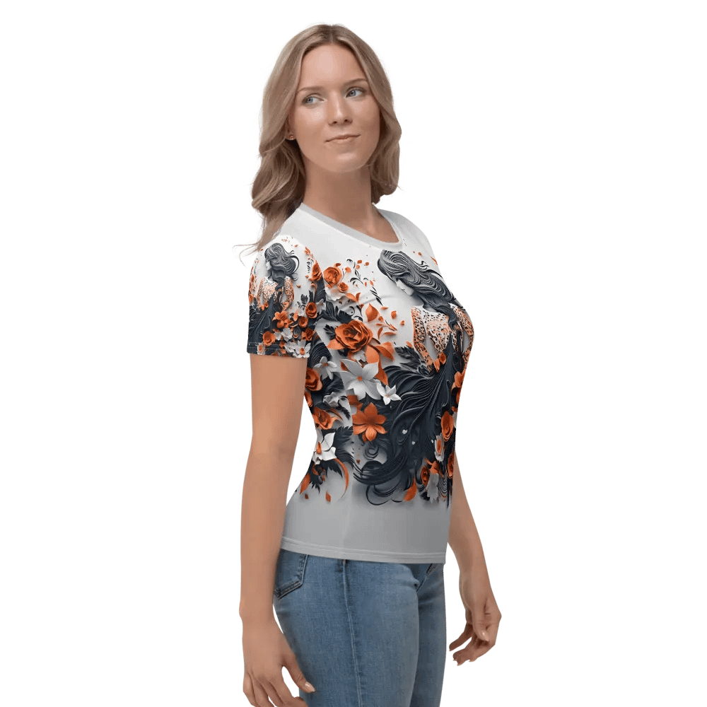 Girl floral T shirt product image (8)