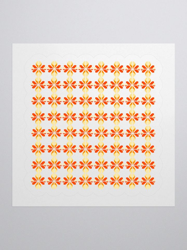 Geometric Floral Pattern Sticker Set product image (1)