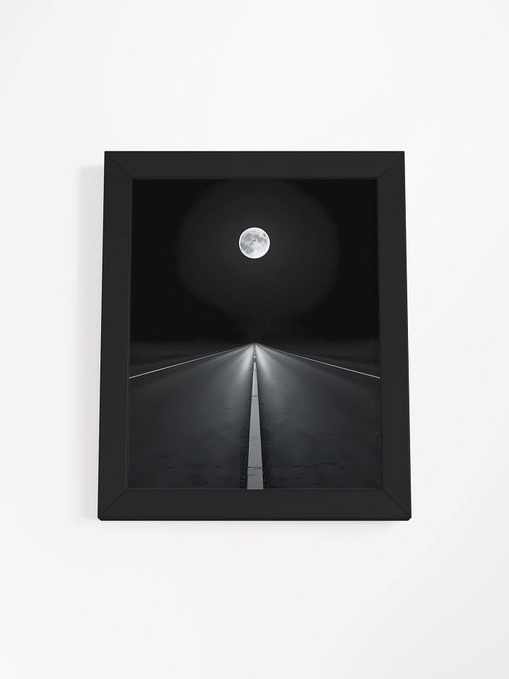 Moonlit Road Framed Poster product image (2)