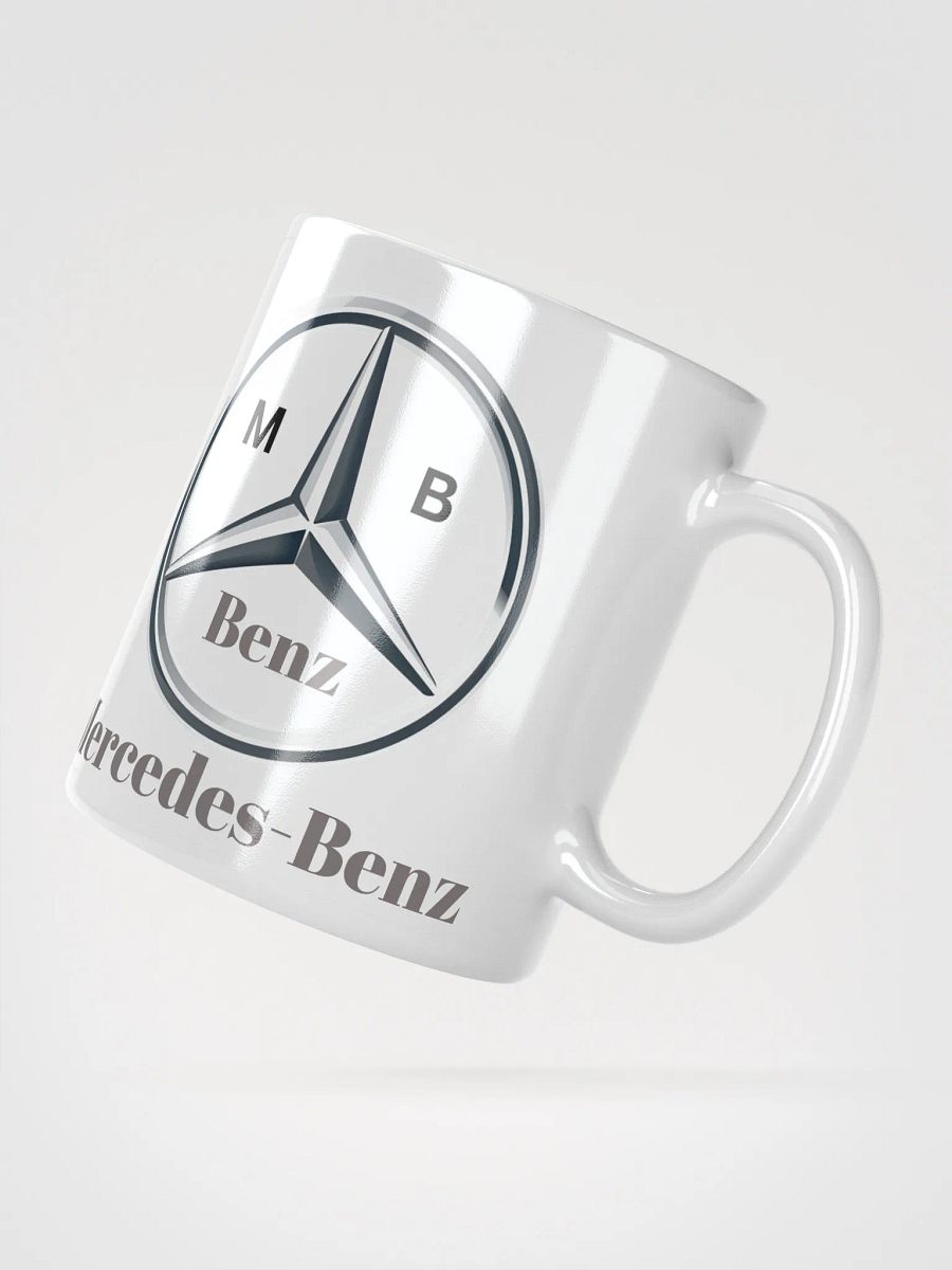 White Glossy Mug Mercedes Benz Logo product image (2)