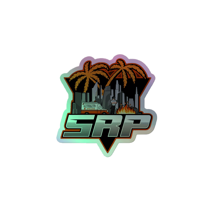 Cityscape Holographic Sticker Set product image (2)