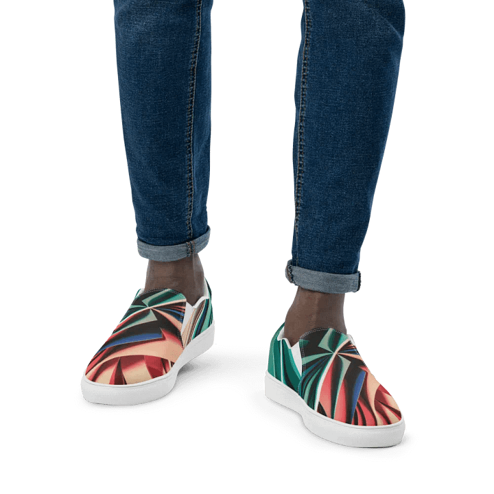 TDS Music Abstract Fusion Men's Slip-On Canvas Shoes product image (1)