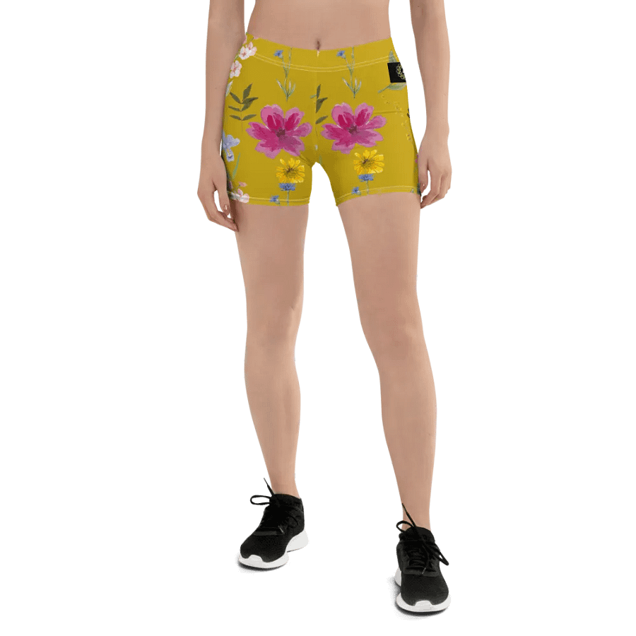Botanical Bliss All-Over Print Shorts product image (1)
