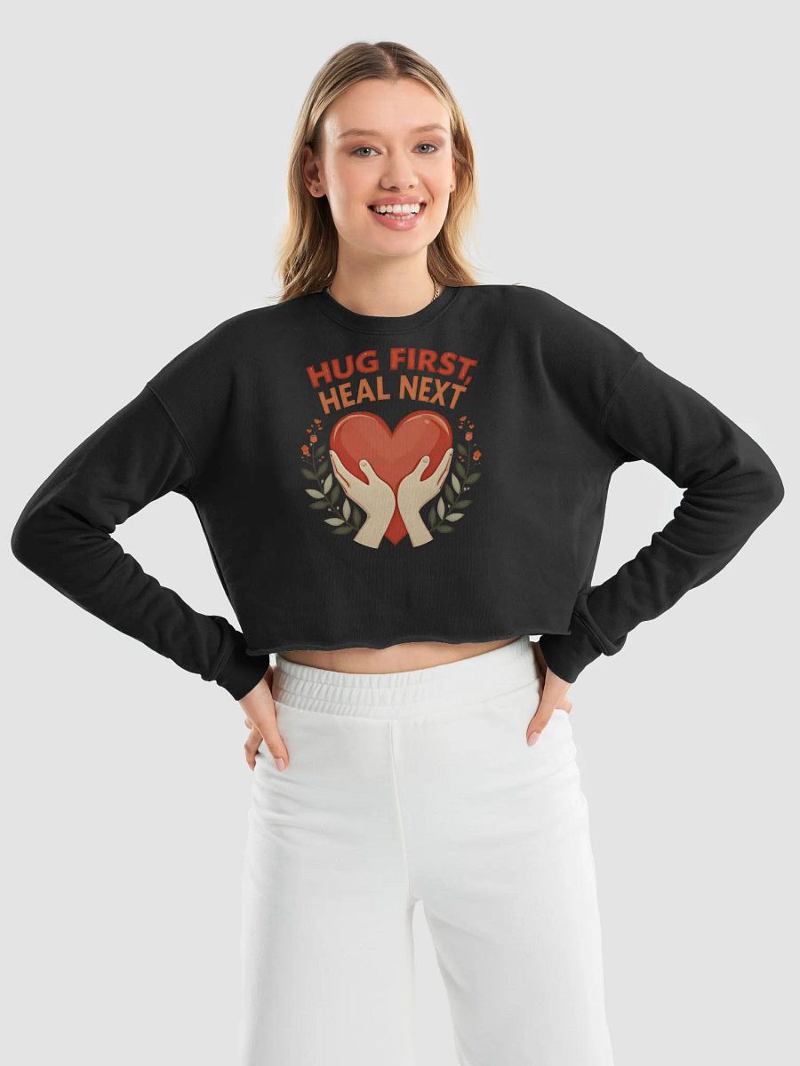 Healing Heart Women's Crop Sweatshirt product image (25)