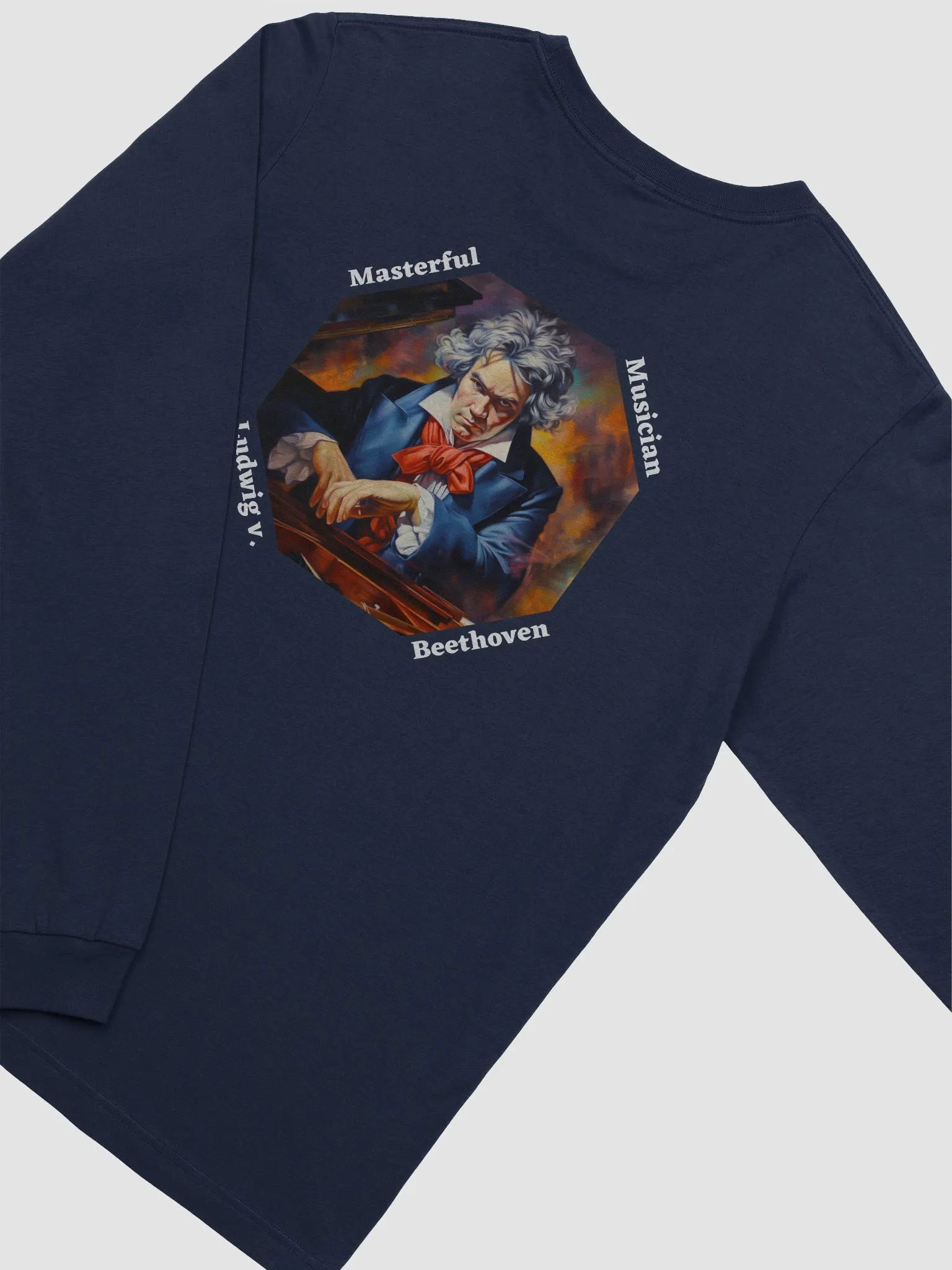 Ludwig van Beethoven - Masterful Musician | Longsleeve (Backprint) product image (16)