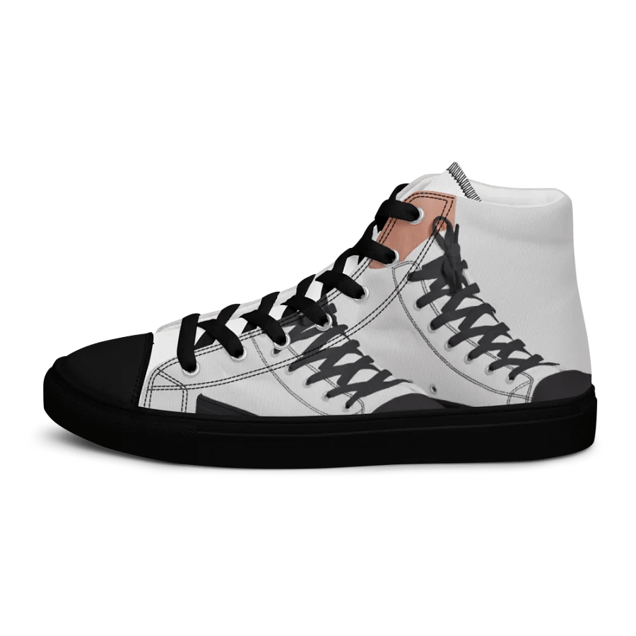 Men's High Top Canvas Shoes 5, 5.5, 6, 6.5, 7, 7.5, 8, 8.5, 9, 9.5, 10, 10.5, 11, 11.5, 12, 12.5, 13Size guide product image (5)