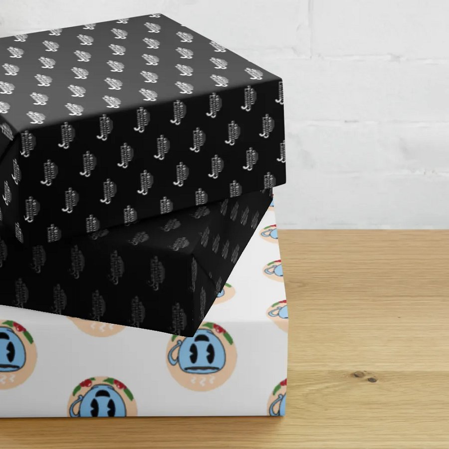 Christie's Caffeination Station Custom Wrapping Paper Set - 3 Unique Designs product image (10)