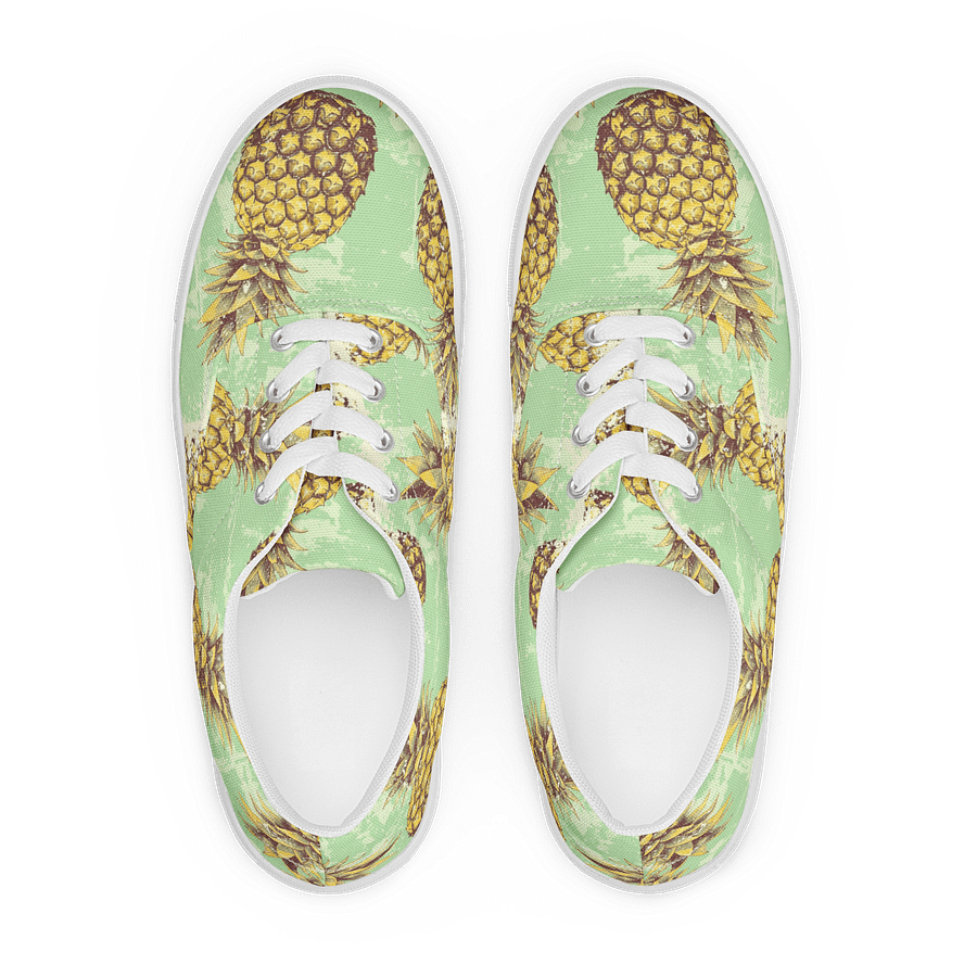 Vintage Pineapple Paradise Women's Canvas Shoes product image (4)