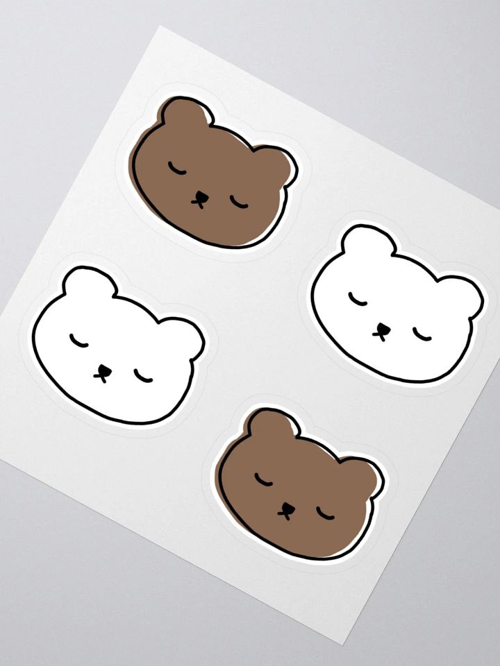 Sleepy Bear Stickers product image (2)