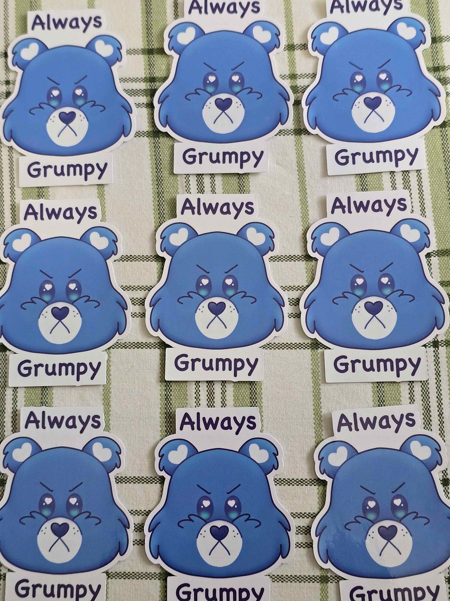 Always Grumpy Sticker product image (3)