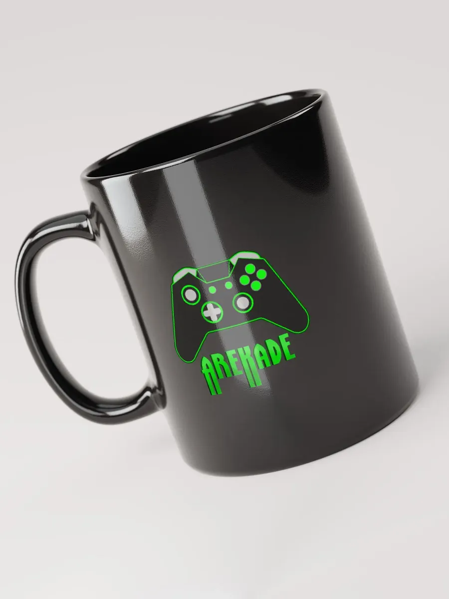AreKade Logo Black Glossy Mug product image (5)
