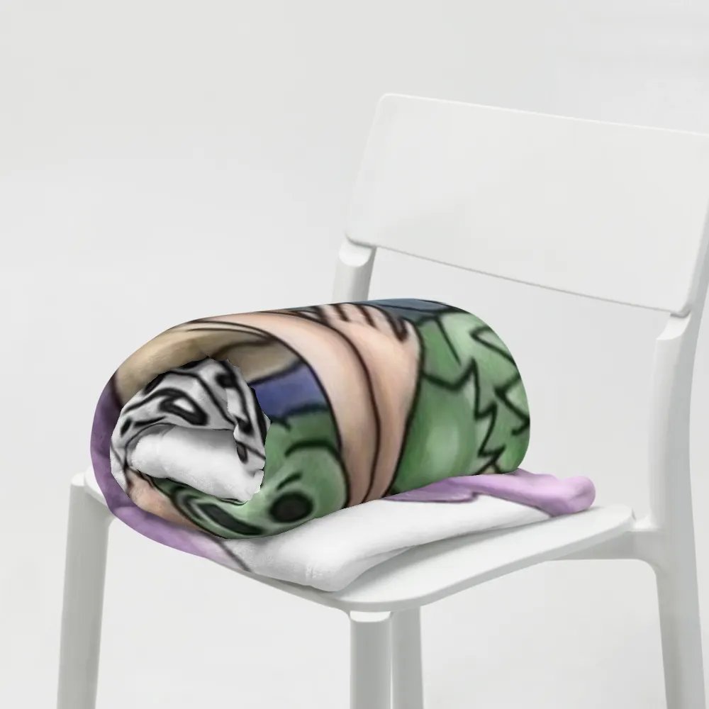 Whimsical Fairy and Dragon Throw Blanket product image (19)