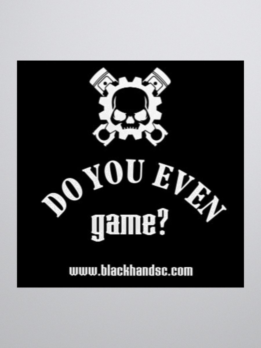 Skull Gear Kiss Cut Stickers product image (2)