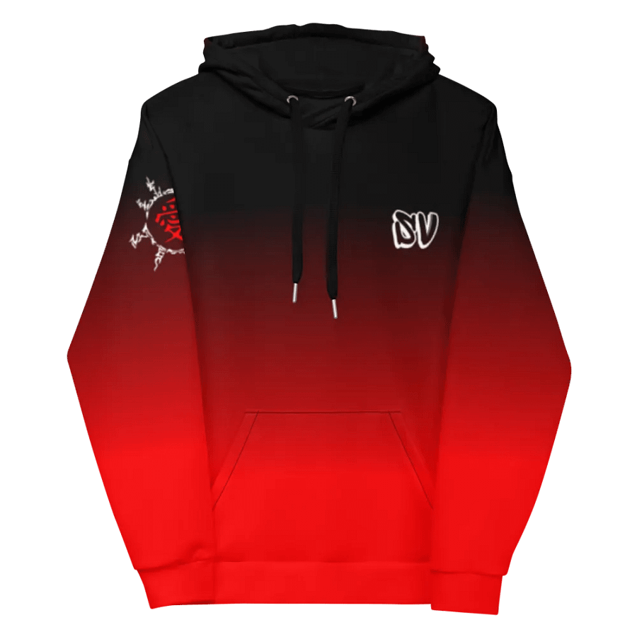 STRAIGHT VIBIN NEON COLOR FADE STYLE SHUKAKU + GAARA HOODIE product image (12)