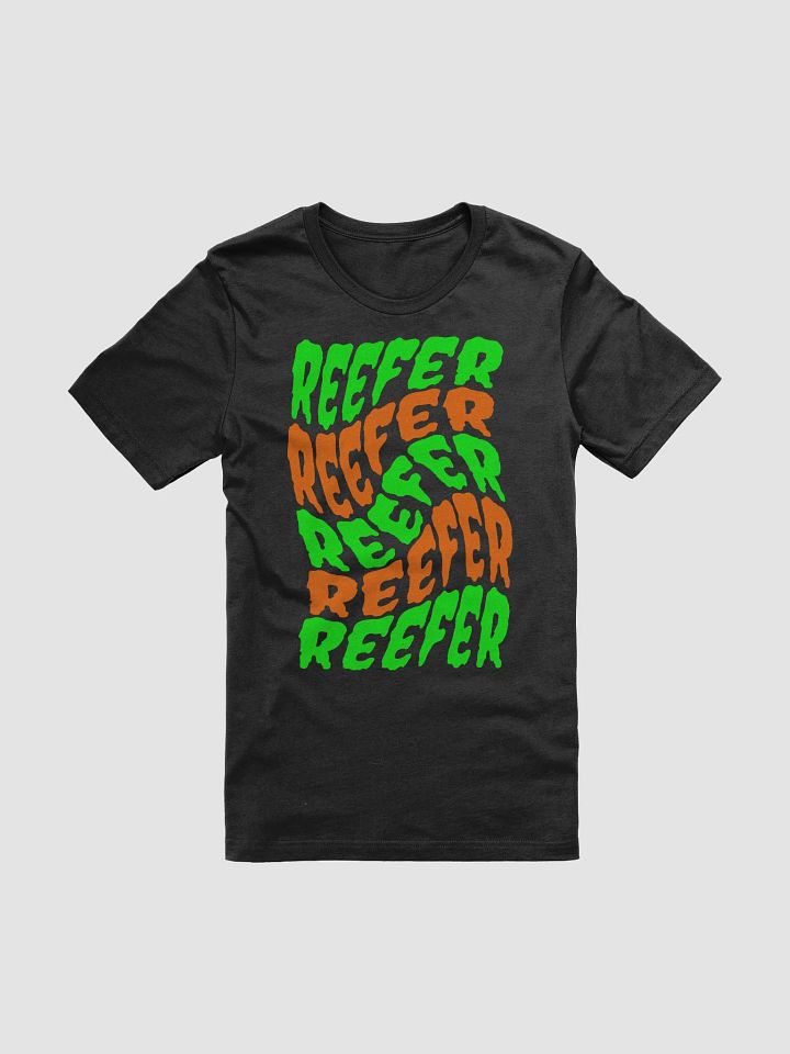 Green Orange Reefer Tee, Twisted Weed T-Shirt, Cannabis Stoner Clothing product image (1)