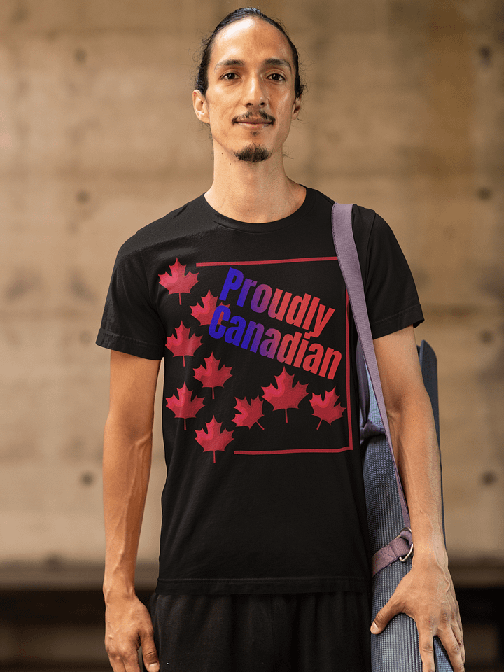Proudly Canadian Maple Leaves T-Shirt product image (1)