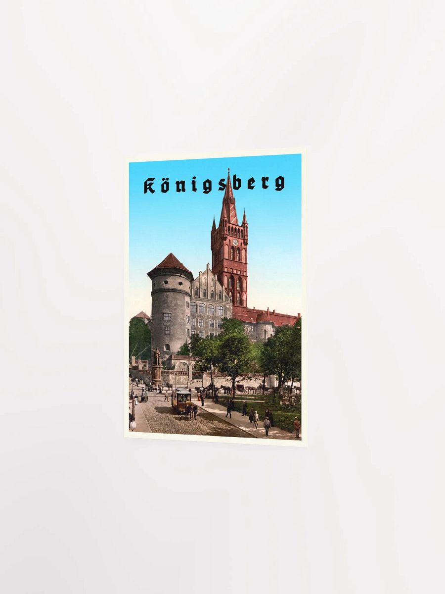 Konigsberg/Königsberg, Prussia, Germany, 1894 — retro vintage travel poster product image (7)